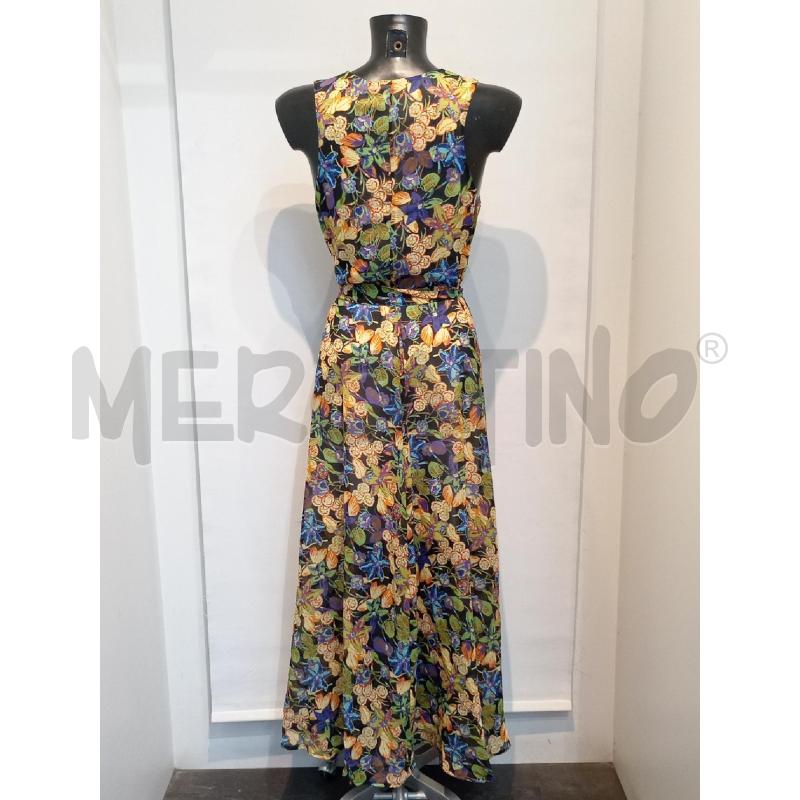 VESTITO DONNA PATRIZIA PEPE NERO FIORATO LUNGO | Mercatino dell'Usato Moncalieri bengasi 2