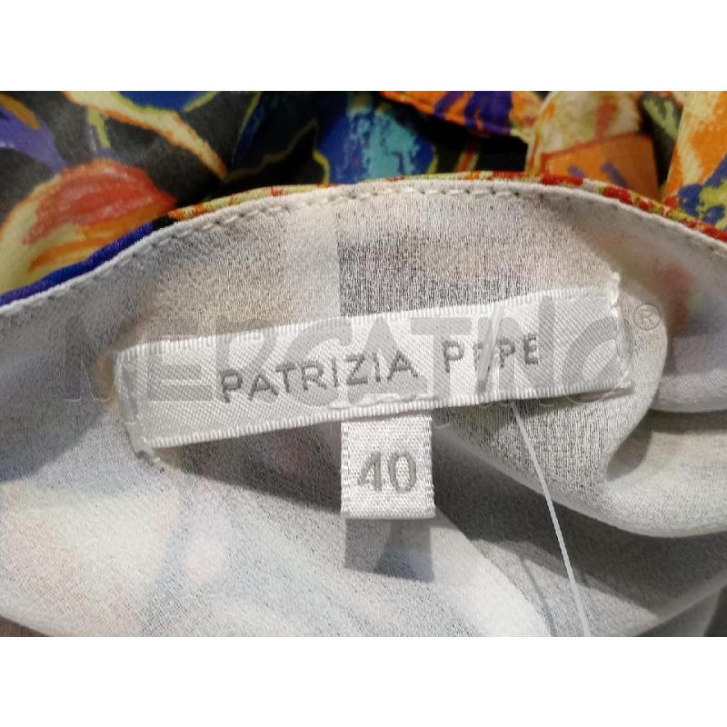 VESTITO DONNA PATRIZIA PEPE NERO FIORATO LUNGO | Mercatino dell'Usato Moncalieri bengasi 5