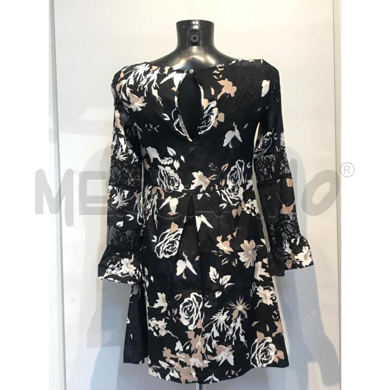 VESTITO DONNA PATRIZIA PEPE NERO FIORI | Mercatino dell'Usato Moncalieri bengasi 2