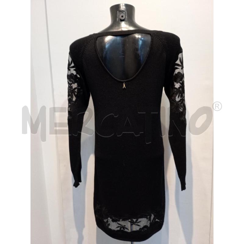 VESTITO DONNA PATRIZIA PEPE NERO LANA MANICA PIZZO | Mercatino dell'Usato Moncalieri bengasi 2