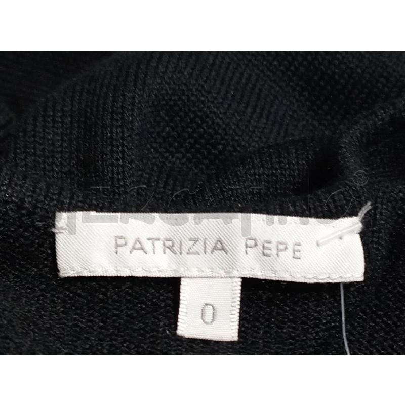 VESTITO DONNA PATRIZIA PEPE NERO LANA MANICA PIZZO | Mercatino dell'Usato Moncalieri bengasi 5