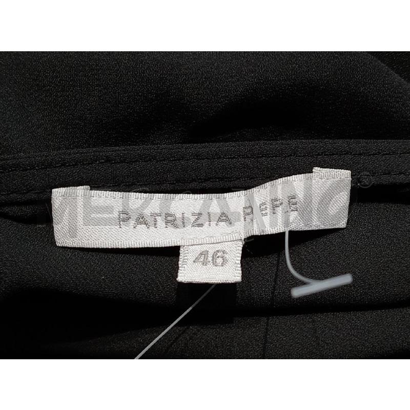 VESTITO DONNA PATRIZIA PEPE NERO SMANICATO CON ECOPELLE | Mercatino dell'Usato Moncalieri bengasi 5