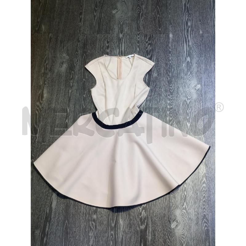 VESTITO DONNA PATRIZIA PEPE ROSA BORDO NERO | Mercatino dell'Usato Moncalieri bengasi 1
