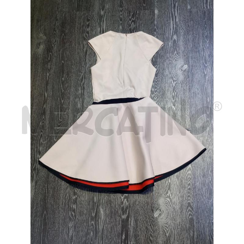 VESTITO DONNA PATRIZIA PEPE ROSA BORDO NERO | Mercatino dell'Usato Moncalieri bengasi 2