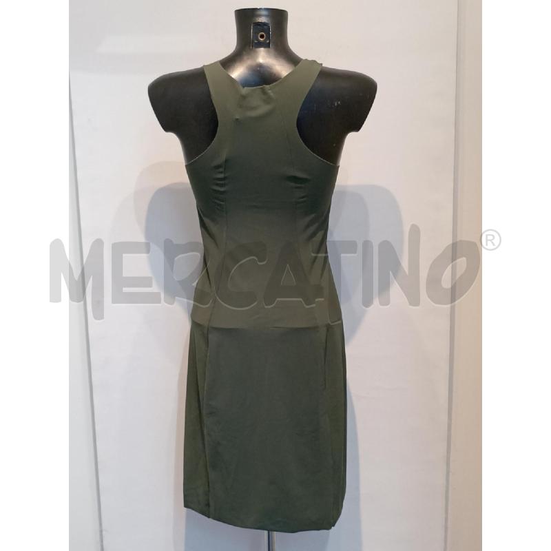 VESTITO DONNA PATRIZIA PEPE VERDE SMANICATO | Mercatino dell'Usato Moncalieri bengasi 3