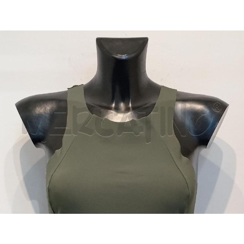 VESTITO DONNA PATRIZIA PEPE VERDE SMANICATO | Mercatino dell'Usato Moncalieri bengasi 4