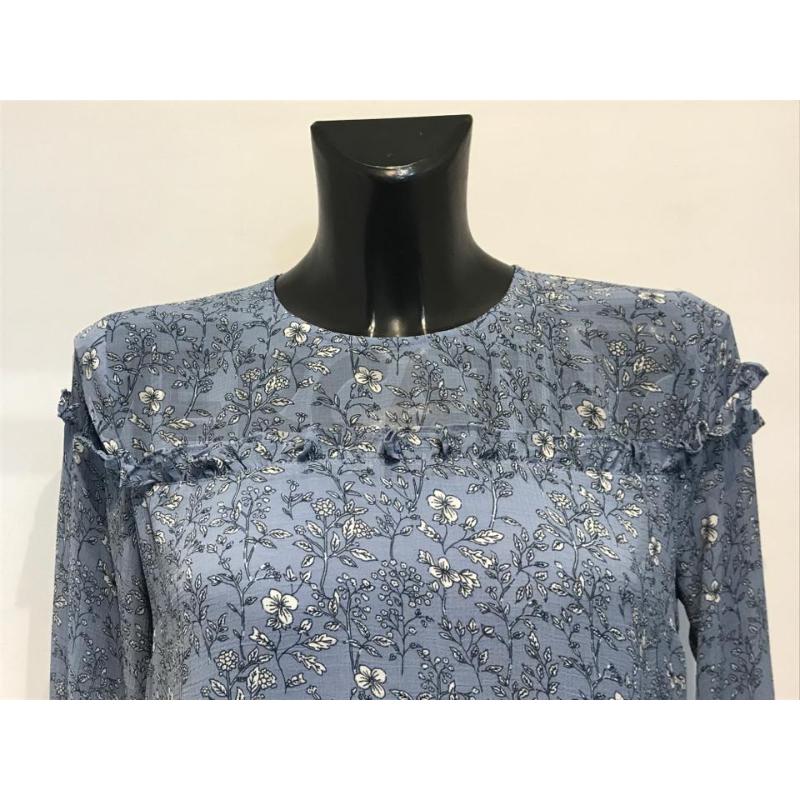 VESTITO DONNA PEPE JEANS AZZURRO FIORELLINI | Mercatino dell'Usato Moncalieri bengasi 3