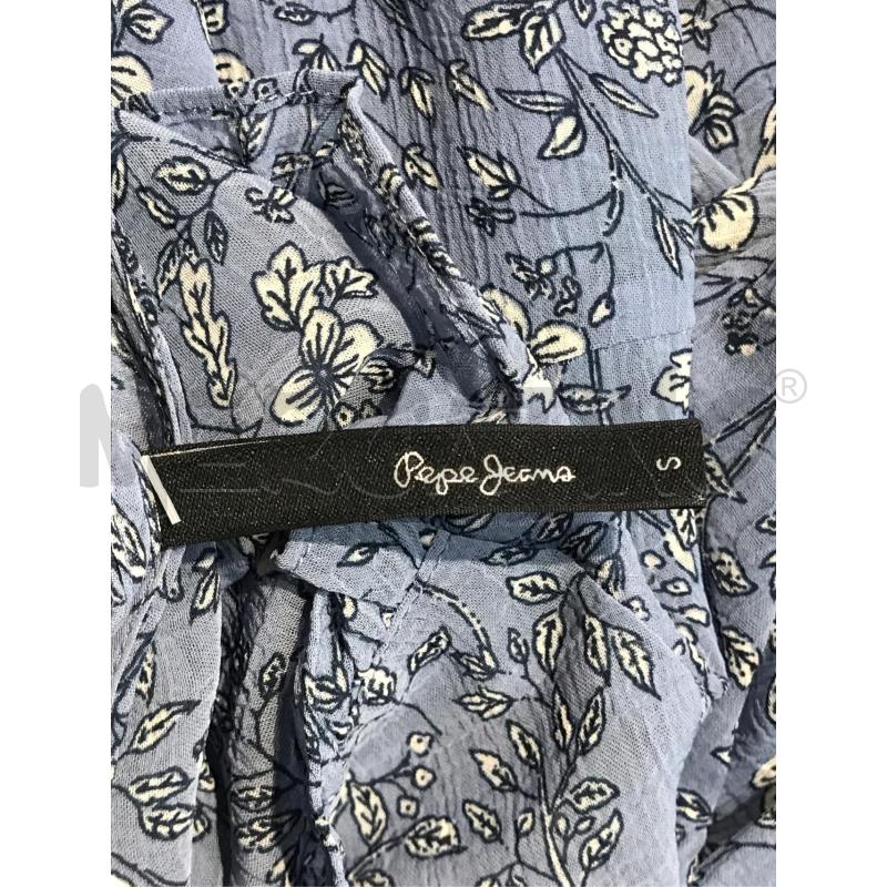VESTITO DONNA PEPE JEANS AZZURRO FIORELLINI | Mercatino dell'Usato Moncalieri bengasi 5