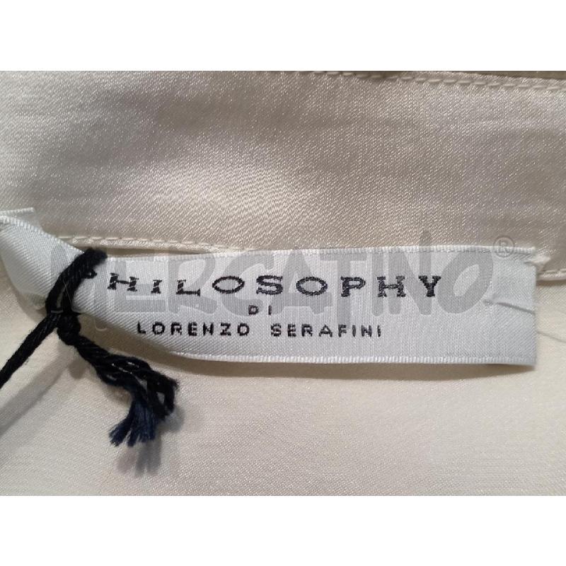 VESTITO DONNA PHILOSOPHY LORENZO SERAFINI BIANCO BALZE | Mercatino dell'Usato Moncalieri bengasi 5