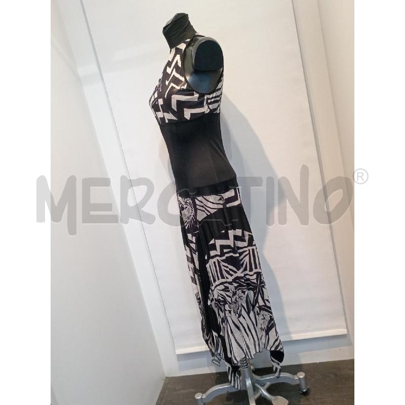 VESTITO DONNA PI9NKO NERO FANTASIA BIANCO | Mercatino dell'Usato Moncalieri bengasi 3