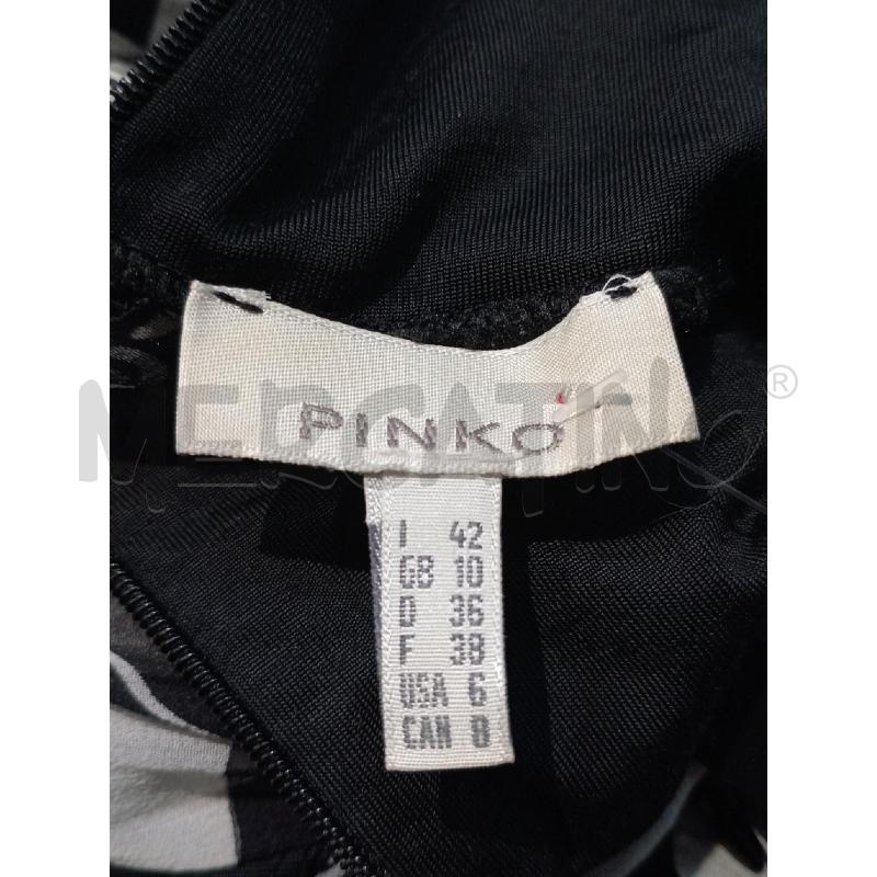 VESTITO DONNA PI9NKO NERO FANTASIA BIANCO | Mercatino dell'Usato Moncalieri bengasi 5