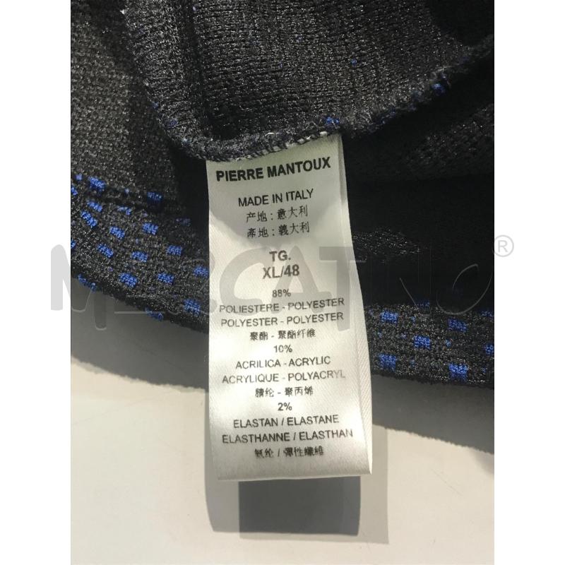 VESTITO DONNA PIERRE MANTEUX NERO PUNTINI BLU SMANICATO | Mercatino dell'Usato Moncalieri bengasi 4