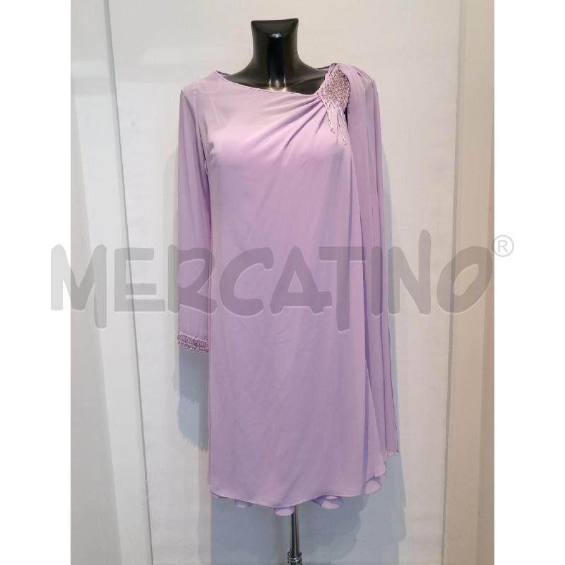 VESTITO DONNA PIGNATELLI VIOLA CON SOPRABITO | Mercatino dell'Usato Moncalieri bengasi 1