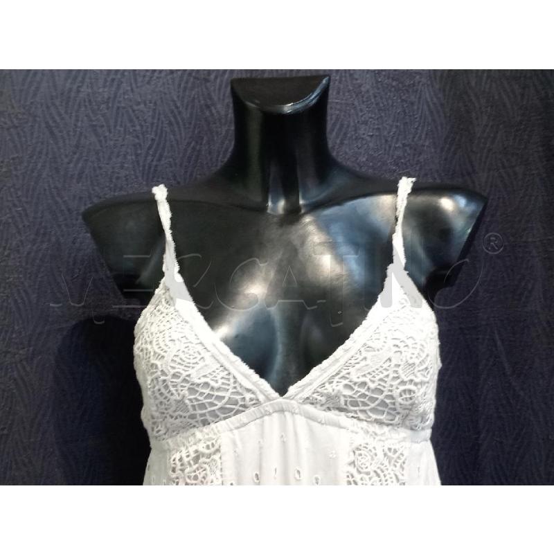 VESTITO DONNA PINKO BIANCO LUNGO SANGALLO | Mercatino dell'Usato Moncalieri bengasi 4