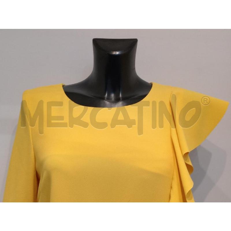 VESTITO DONNA PINKO GIALLO CON VOILANT | Mercatino dell'Usato Moncalieri bengasi 3