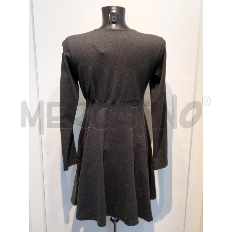 VESTITO DONNA PINKO GRIGIO CON LAVORAZIONE TRAFORATA DAVANTI | Mercatino dell'Usato Moncalieri bengasi 2