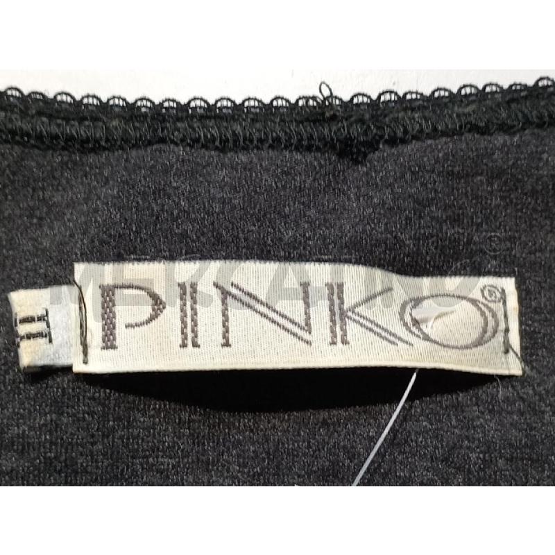 VESTITO DONNA PINKO GRIGIO CON LAVORAZIONE TRAFORATA DAVANTI | Mercatino dell'Usato Moncalieri bengasi 5