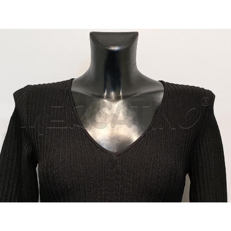 VESTITO DONNA PINKO NERO MANICA TRE QUARTI  | Mercatino dell'Usato Moncalieri bengasi 4