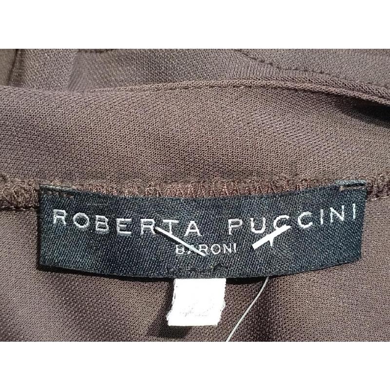 VESTITO DONNA ROBERTA PUCCINI MARRONEN CON SPALLINE | Mercatino dell'Usato Moncalieri bengasi 5