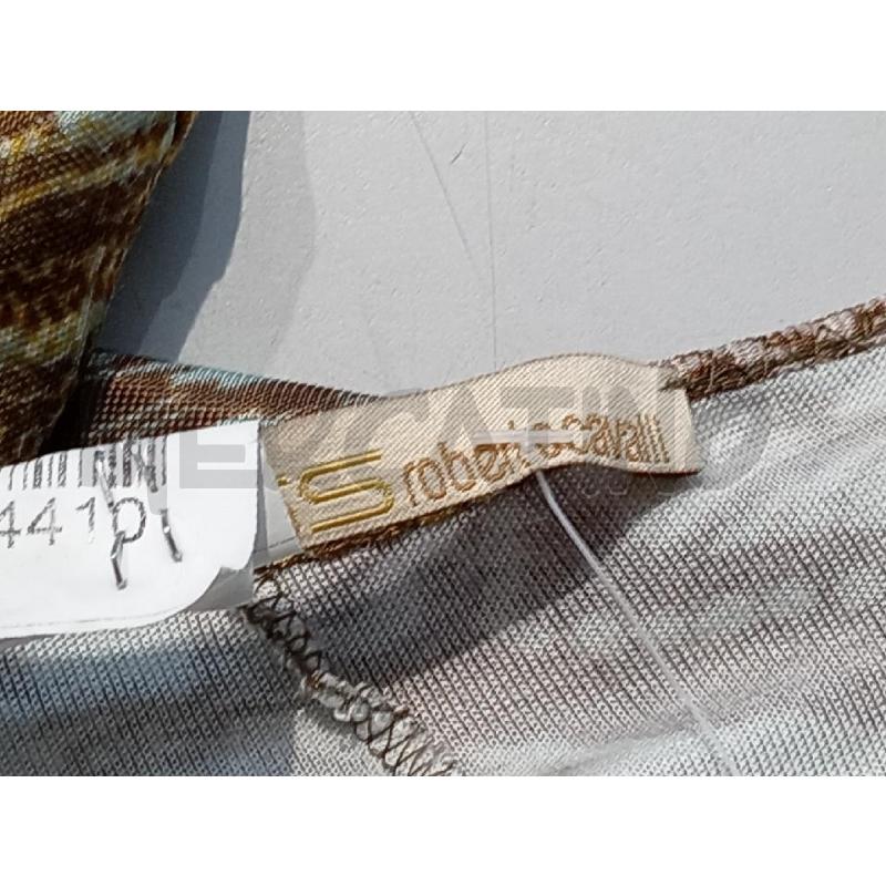VESTITO DONNA ROBERTO CAVALLI MARRONE FANTASIA | Mercatino dell'Usato Moncalieri bengasi 5