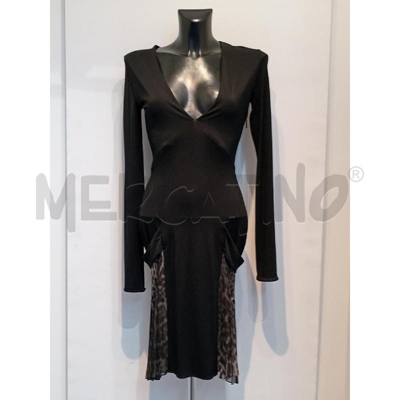 VESTITO DONNA ROBERTO CAVALLI NERO MACULATO | Mercatino dell'Usato Moncalieri bengasi 1