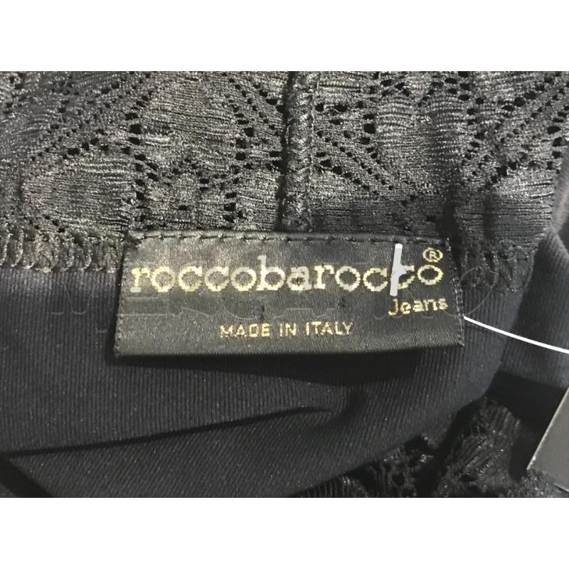 VESTITO DONNA ROCCO BAROCCO NERO LUNGO CON INSERTI PIZZO | Mercatino dell'Usato Moncalieri bengasi 5