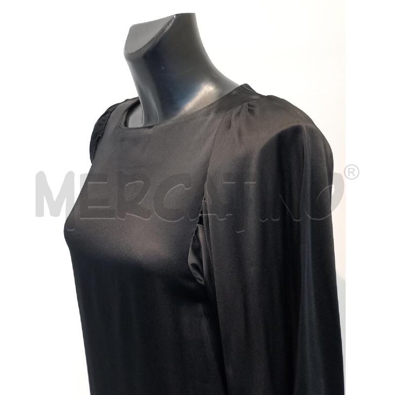 VESTITO DONNA SEMICOUTURE NERO CON PIUME | Mercatino dell'Usato Moncalieri bengasi 3