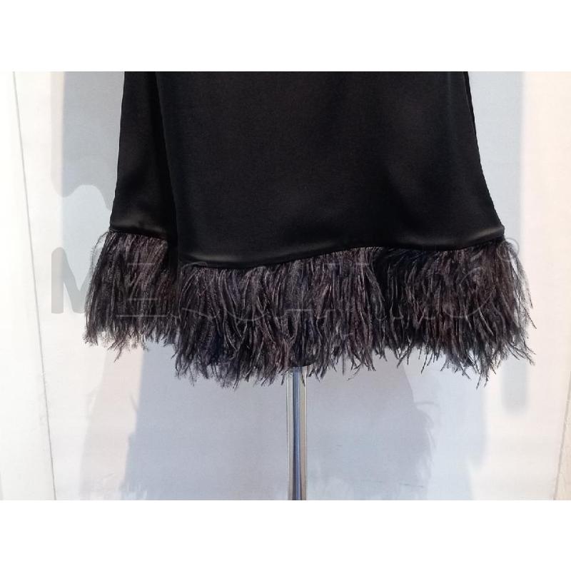 VESTITO DONNA SEMICOUTURE NERO CON PIUME | Mercatino dell'Usato Moncalieri bengasi 4