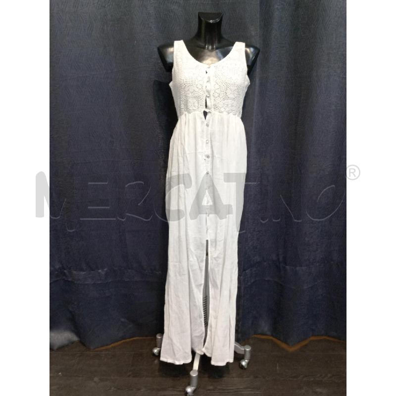 VESTITO DONNA SEVENTHY EASY BIANCO INSERTI PIZZO | Mercatino dell'Usato Moncalieri bengasi 1