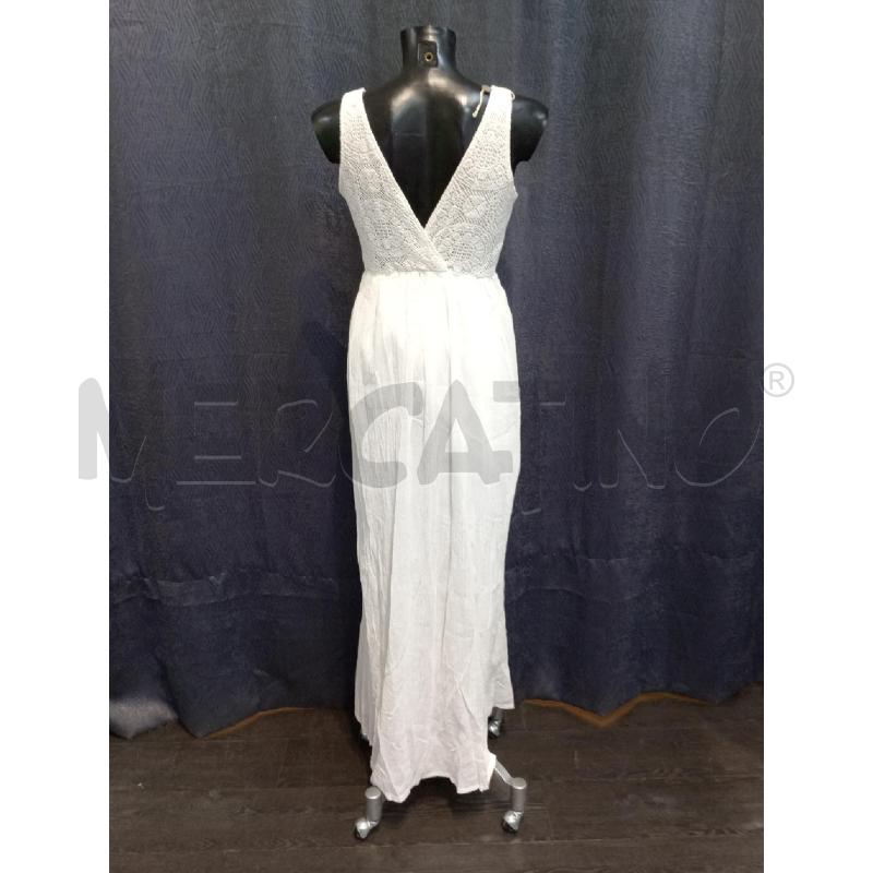 VESTITO DONNA SEVENTHY EASY BIANCO INSERTI PIZZO | Mercatino dell'Usato Moncalieri bengasi 2