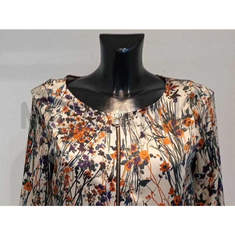 VESTITO DONNA SINEQUANONE BEIOGE CON FIORI LILLA ARANCIO | Mercatino dell'Usato Moncalieri bengasi 4