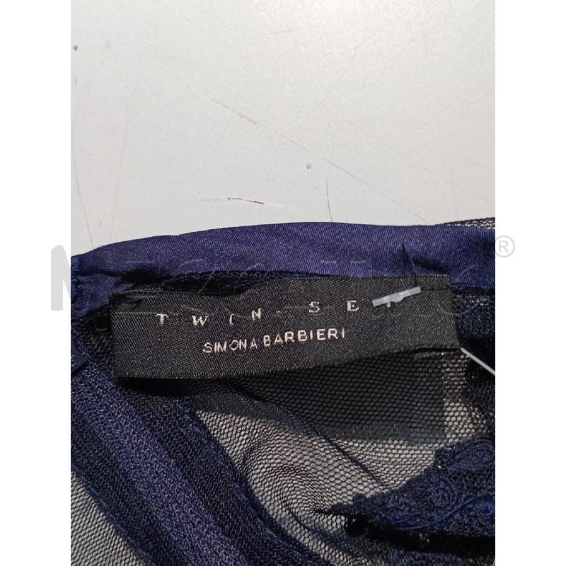 VESTITO DONNA TWINB SET BLU INSERTI PIZZO DOPPIO TESSUTO | Mercatino dell'Usato Moncalieri bengasi 5