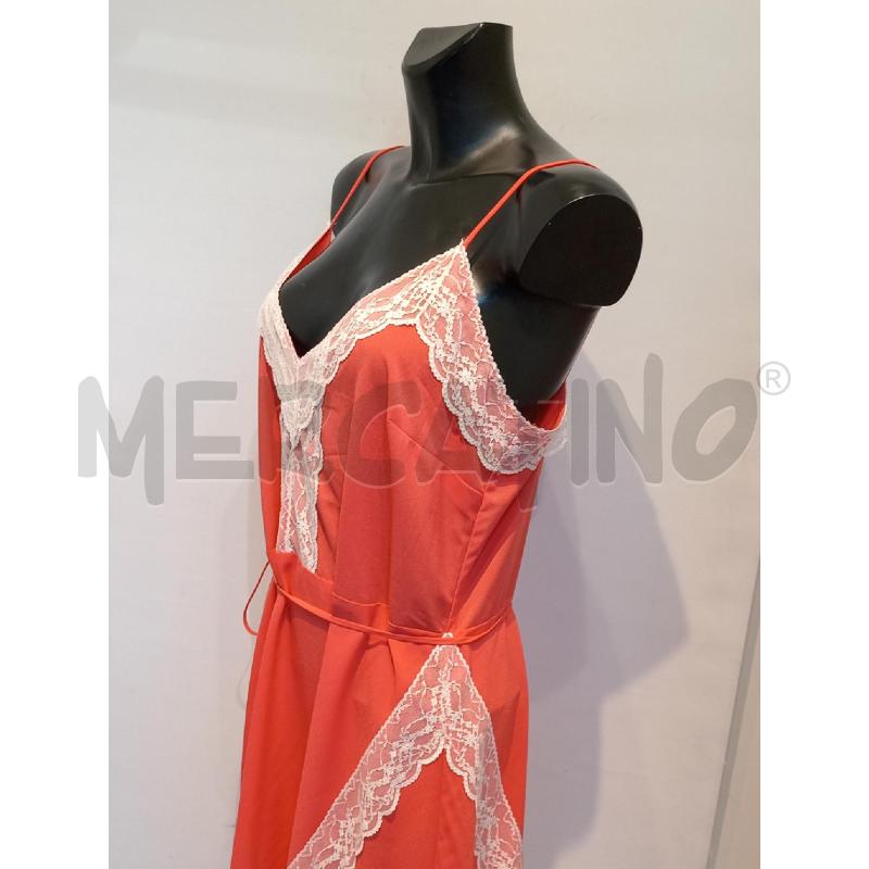 VESTITO DONNA TWINSET CORALLO INSERTI PIZZO BIANCO  | Mercatino dell'Usato Moncalieri bengasi 3