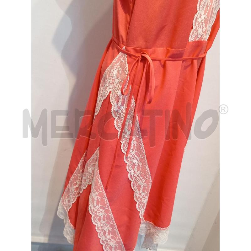 VESTITO DONNA TWINSET CORALLO INSERTI PIZZO BIANCO  | Mercatino dell'Usato Moncalieri bengasi 4
