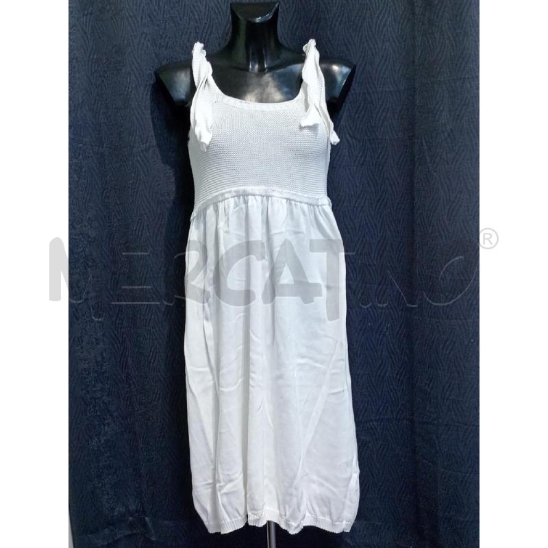 VESTITO DONNA TWIN SET BIANCO CON SPALLINE | Mercatino dell'Usato Moncalieri bengasi 1