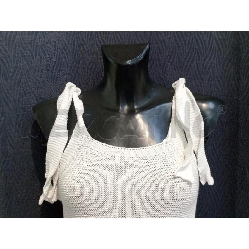 VESTITO DONNA TWIN SET BIANCO CON SPALLINE | Mercatino dell'Usato Moncalieri bengasi 4