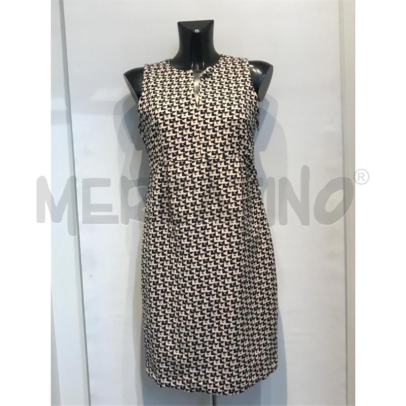 VESTITO DONNA TWIN SET BIANCO NERO CUORICINI SMANICATO  | Mercatino dell'Usato Moncalieri bengasi 1