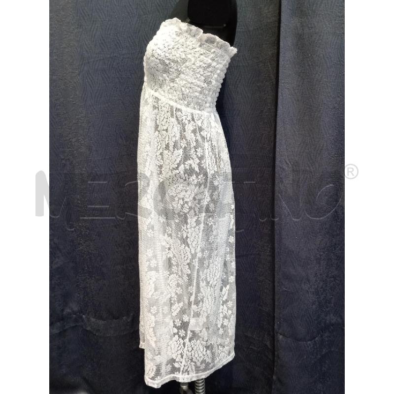 VESTITO DONNA TWIN SET BIANCO PIZZO SENZA SPALLINE | Mercatino dell'Usato Moncalieri bengasi 3