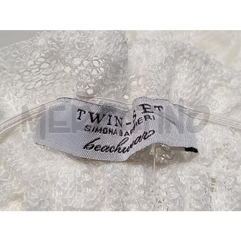 VESTITO DONNA TWIN SET BIANCO PIZZO SENZA SPALLINE | Mercatino dell'Usato Moncalieri bengasi 4