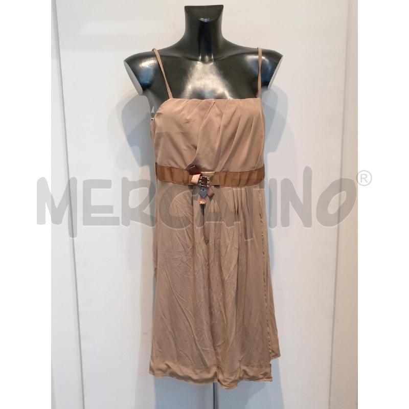 VESTITO DONNA TWIN SET MARRONE BORDO GRO | Mercatino dell'Usato Moncalieri bengasi 1