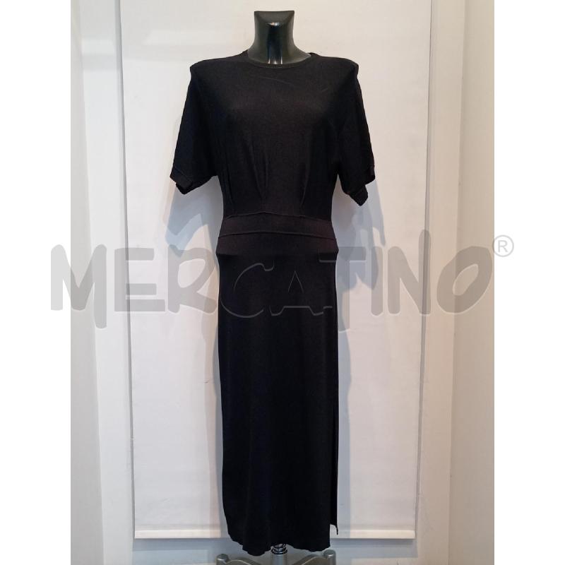 VESTITO DONNA TWIN SET NERO LUNGO CON SPACCO | Mercatino dell'Usato Moncalieri bengasi 1