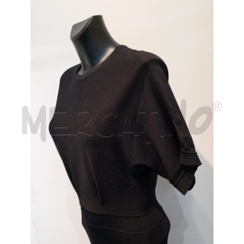 VESTITO DONNA TWIN SET NERO LUNGO CON SPACCO | Mercatino dell'Usato Moncalieri bengasi 4