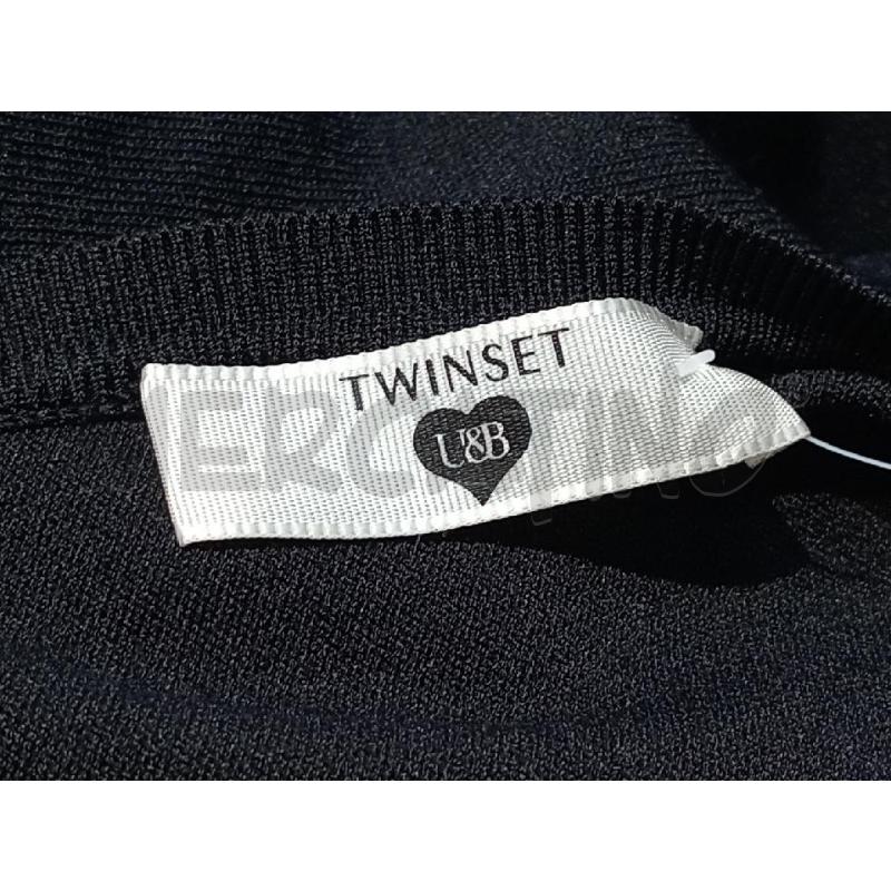 VESTITO DONNA TWIN SET NERO LUNGO CON SPACCO | Mercatino dell'Usato Moncalieri bengasi 5