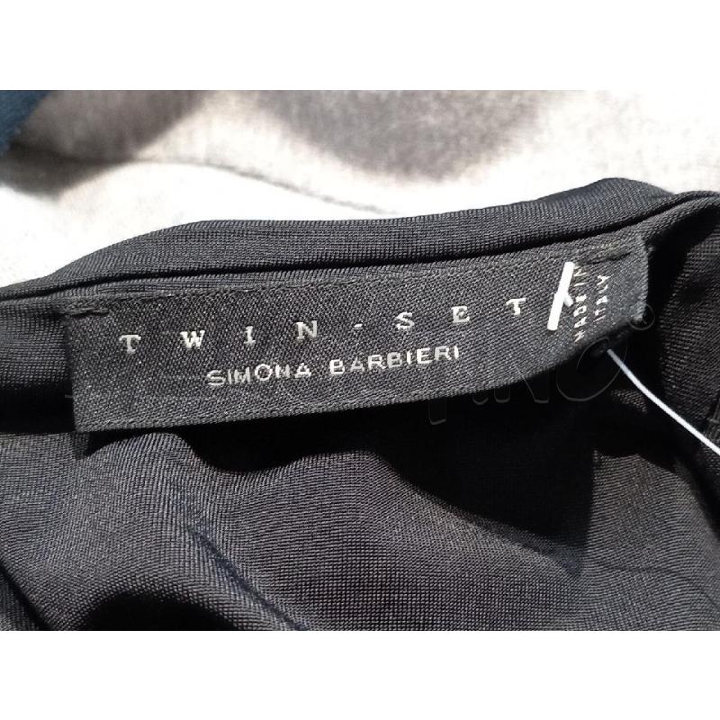 VESTITO DONNA TWIN SET NERO MANICA LUNGA ARRICCIATO DAVANTI | Mercatino dell'Usato Moncalieri bengasi 5