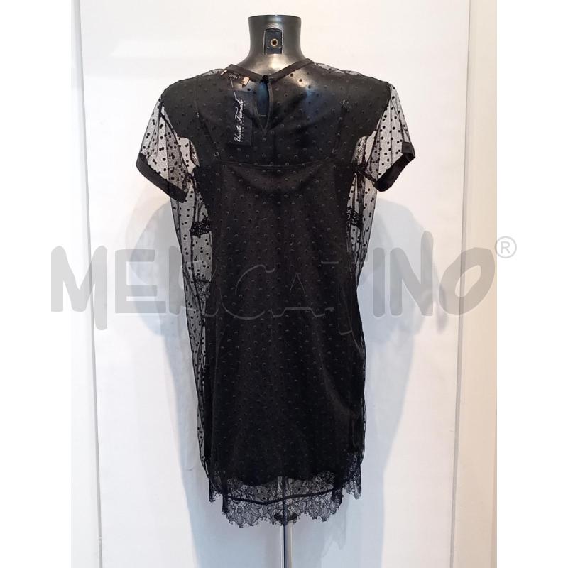 VESTITO DONNA TWIN SET NERO PIZZO CON SOTTOVESTE | Mercatino dell'Usato Moncalieri bengasi 2