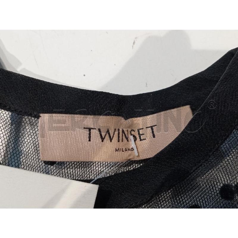 VESTITO DONNA TWIN SET NERO PIZZO CON SOTTOVESTE | Mercatino dell'Usato Moncalieri bengasi 5