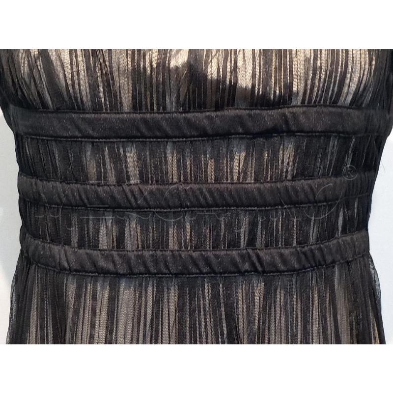VESTITO DONNA TWIN SET NERO TULLE SMANICATO | Mercatino dell'Usato Moncalieri bengasi 4