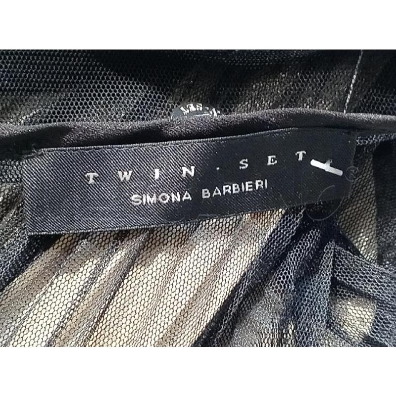 VESTITO DONNA TWIN SET NERO TULLE SMANICATO | Mercatino dell'Usato Moncalieri bengasi 5