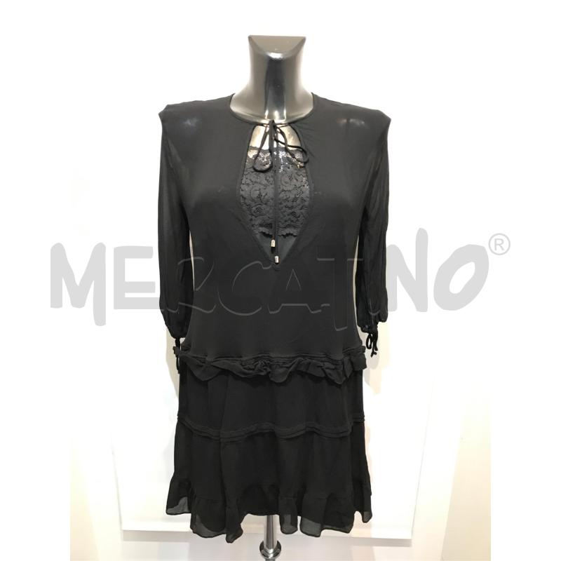 VESTITO DONNA TWIN SET NERO VOILE MEZZA MANICA | Mercatino dell'Usato Moncalieri bengasi 1