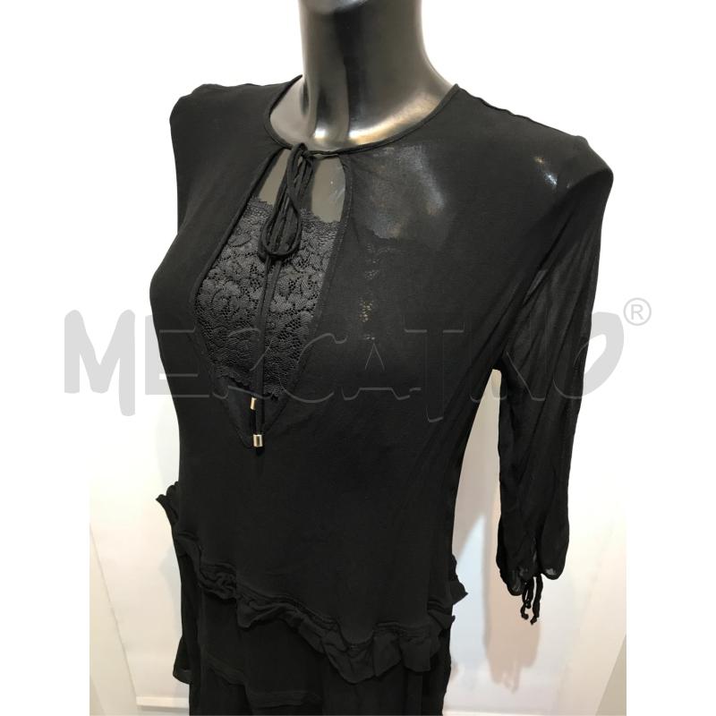 VESTITO DONNA TWIN SET NERO VOILE MEZZA MANICA | Mercatino dell'Usato Moncalieri bengasi 3